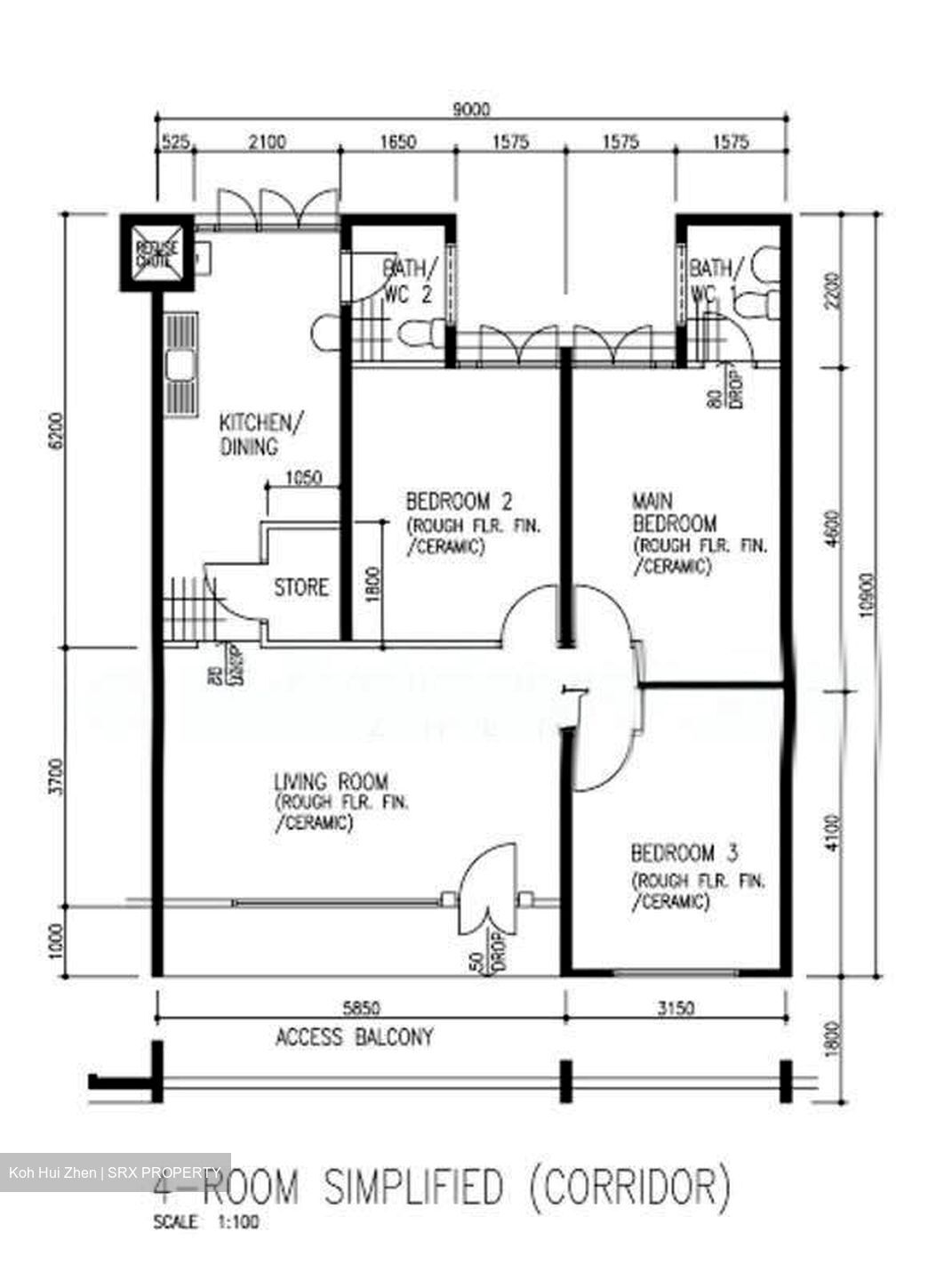Blk 325 Serangoon Avenue 3 (Serangoon), HDB 4 Rooms #636209541